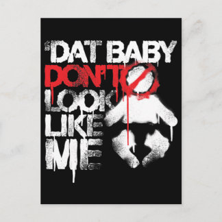 Cartão Postal Lil Jon "Shawty Putt- Dat Baby Não Se Parece Comig