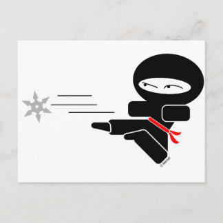 Cartão Postal Lil' Ninja
