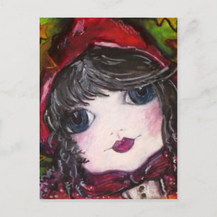 Cartão Postal Lil' Red Riding Hood