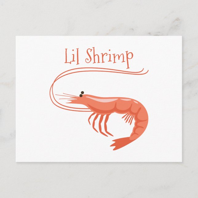 Cartão Postal Lil Shrimp (Frente)