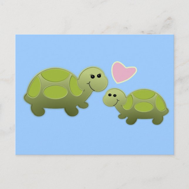 Cartão Postal Lil Turtle (Frente)