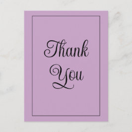 Cartão Postal Lilac Obrigado
