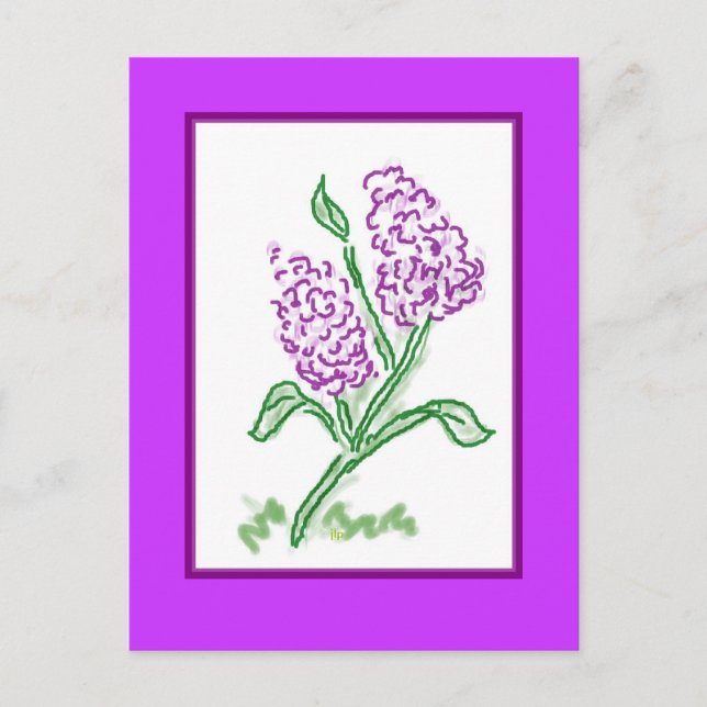 Cartão Postal Lilacs (Frente)