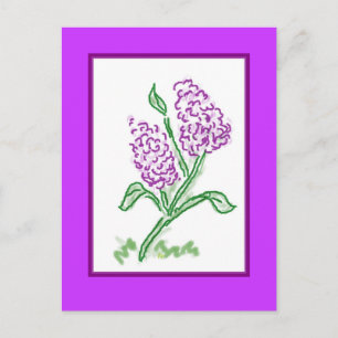Cartão Postal Lilases