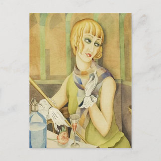 Cartão Postal Lili Elbe, por Gerda Wegener [1886 - 1940]