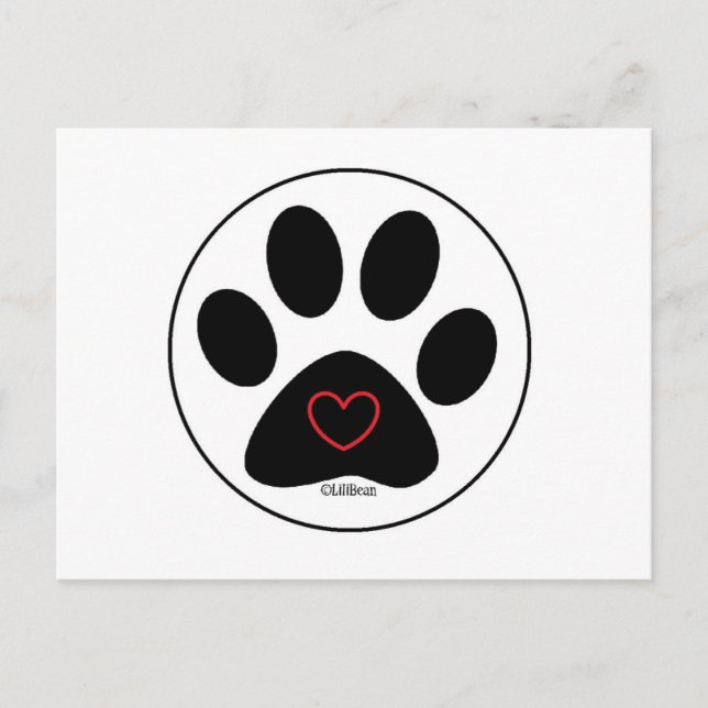 Cartão Postal LiliBean's Love (Frente)
