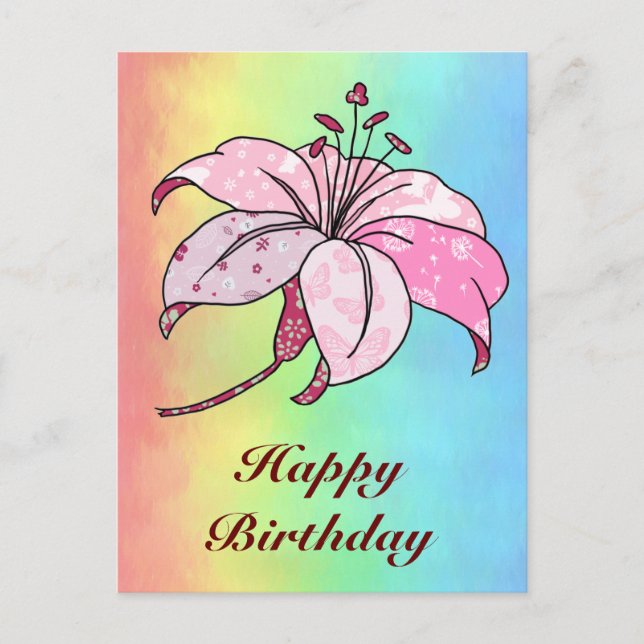 Cartão Postal Lilie  (Frente)