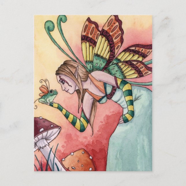 Cartão Postal Lilith - Cartão-postal de fada de Sapo (Frente)