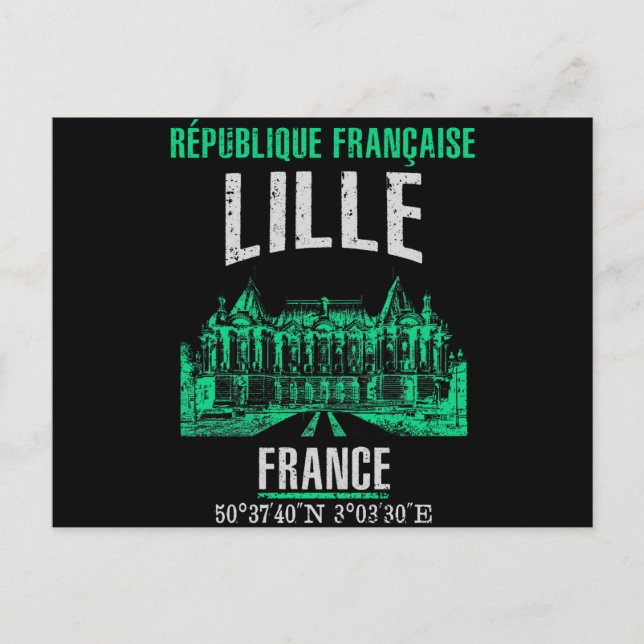 Cartão Postal Lille (Frente)
