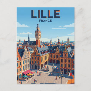 Cartão Postal Lille França