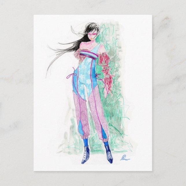 Cartão Postal Lillie (Frente)