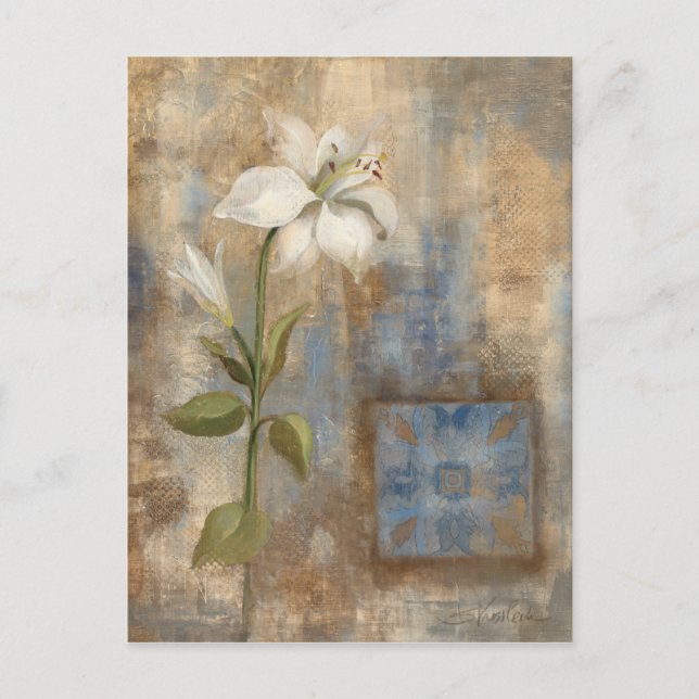 Cartão Postal Lily e Azulejo (Frente)