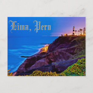 Cartão Postal Lima, Peru, distrito de Miraflores, S.A.