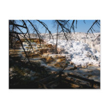 Limestone terrace Mammoth Hot Primavera Yellowston