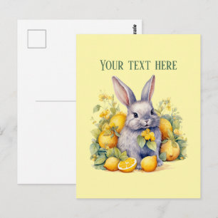 Cartão Postal Limoeiro fresco fofo personalizável