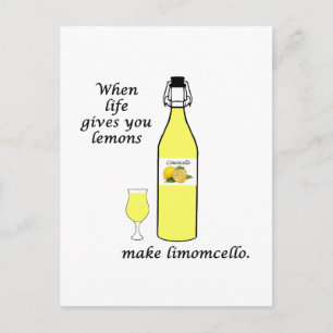 Cartão Postal Limões para Limoncello