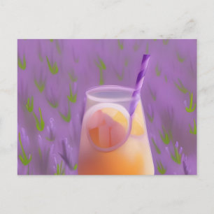 Cartão Postal Limonada de lavanda