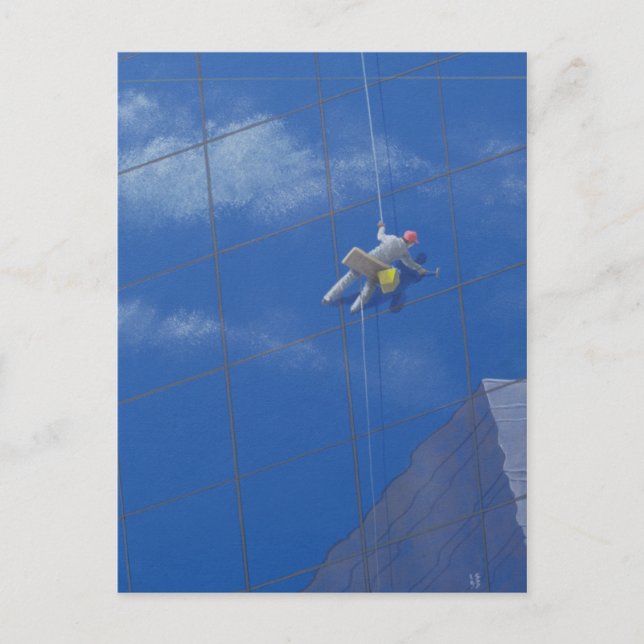 Cartão Postal Limpeza de Janelas 1990 (Frente)