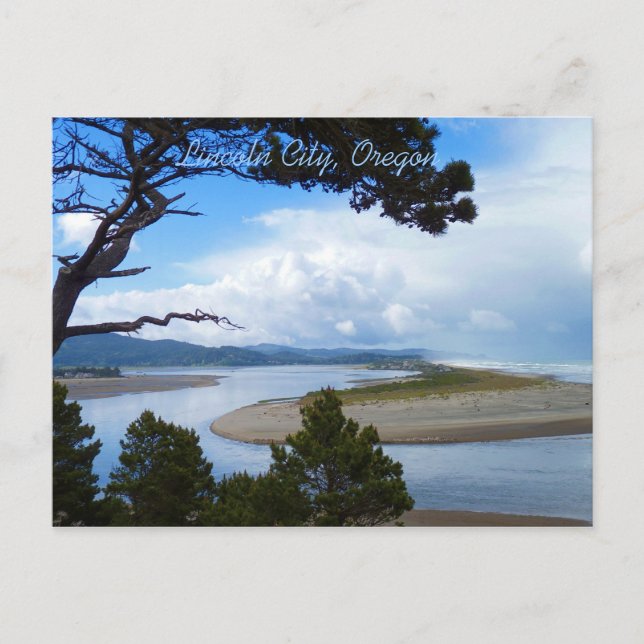 Cartão Postal Lincoln City, Oregon (Frente)