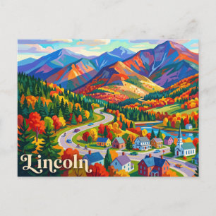 Cartão Postal Lincoln, Nova Hampshire, Estados Unidos