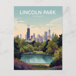 Cartão Postal Lincoln Park: Oásis Verde de Chicago