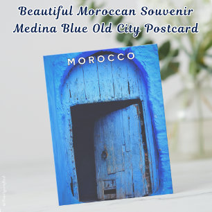 Cartão Postal Linda África Viagem Azul Medina