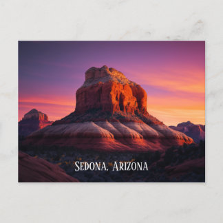 Cartão Postal Linda Arizona Sedona Red Rocks Arte Paisagista