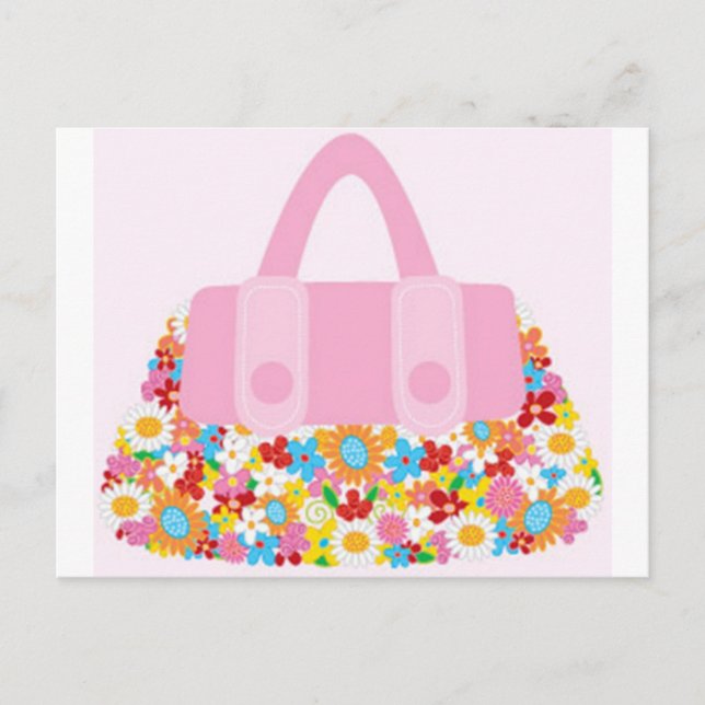 Cartão Postal linda bolsa (Frente)