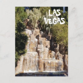 Cartão Postal Linda Cachoeira do Cassino na Las Vegas Strip