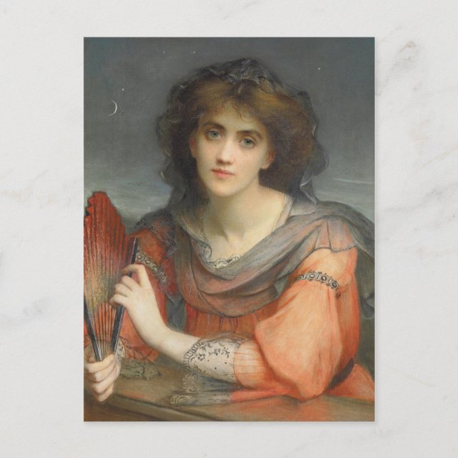 Cartão Postal Linda deusa da lua de luna Hallé CC1171 (Frente)