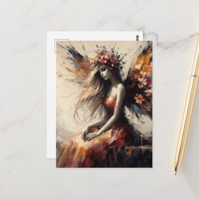 Cartão Postal Linda Fada (Frente/Verso In Situ)