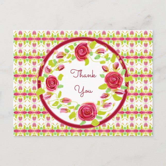 Cartão Postal Linda Flor Gratidão (Frente)