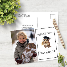 Cartão Postal Linda Formatura do Jardim de Infância do Hamster