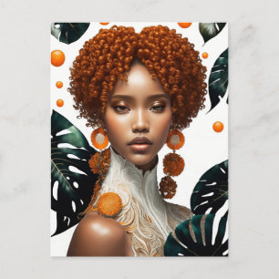 Cartão Postal linda menina