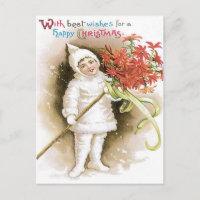 Linda Menina Neve Poinsettia Fita Amarela
