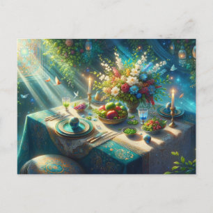 Cartão Postal Linda Mesa Nowruz