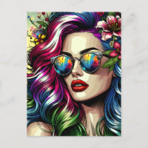 Linda mulher na cidade