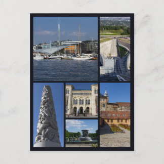 Cartão Postal Linda Oslo, Noruega,