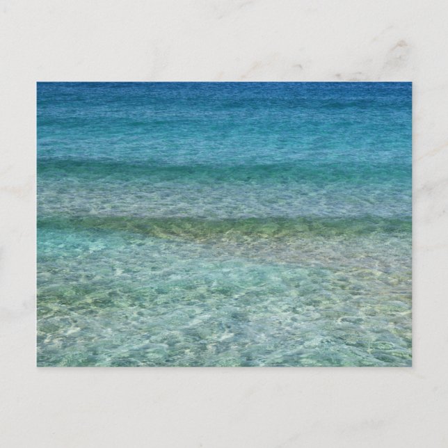 Cartão Postal Linda praia Sandy (Frente)