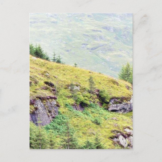 Cartão Postal Linda região escocesa (Frente)