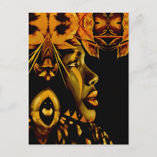 Cartão Postal Linda senhora do passado (Frente)