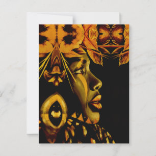 Cartão Postal Linda senhora do passado