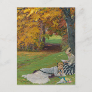 Cartão Postal Linda Tarde de outono Edward Cucuel