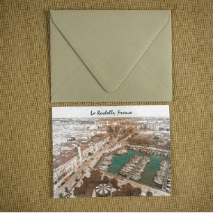 Cartão Postal Linda Viagens vintage La Rochelle France