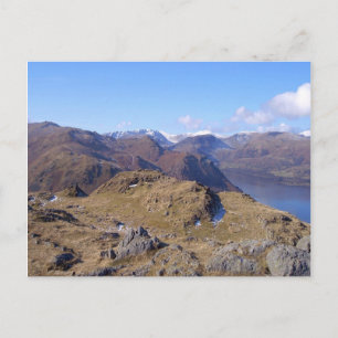 Cartão Postal Linda vista de Hallin Fell Cumbria