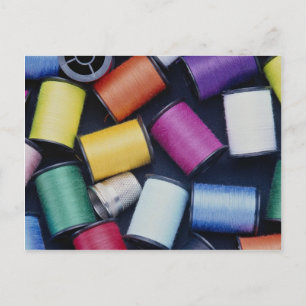 Cartão Postal Lindas colheres de linhas