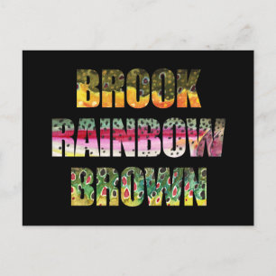 Cartão Postal Lindas Cores de 3 Trutas