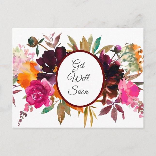 Cartão Postal Lindas Cores de Queda Recebem Cartão-Postal (Frente)