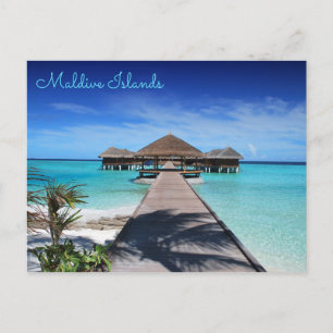 Cartão Postal Lindas ilhas Maldive   Cartão-postal Maldivas