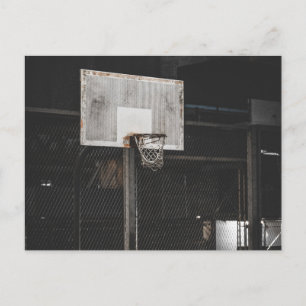 Cartão Postal Lindo Design de Basquete